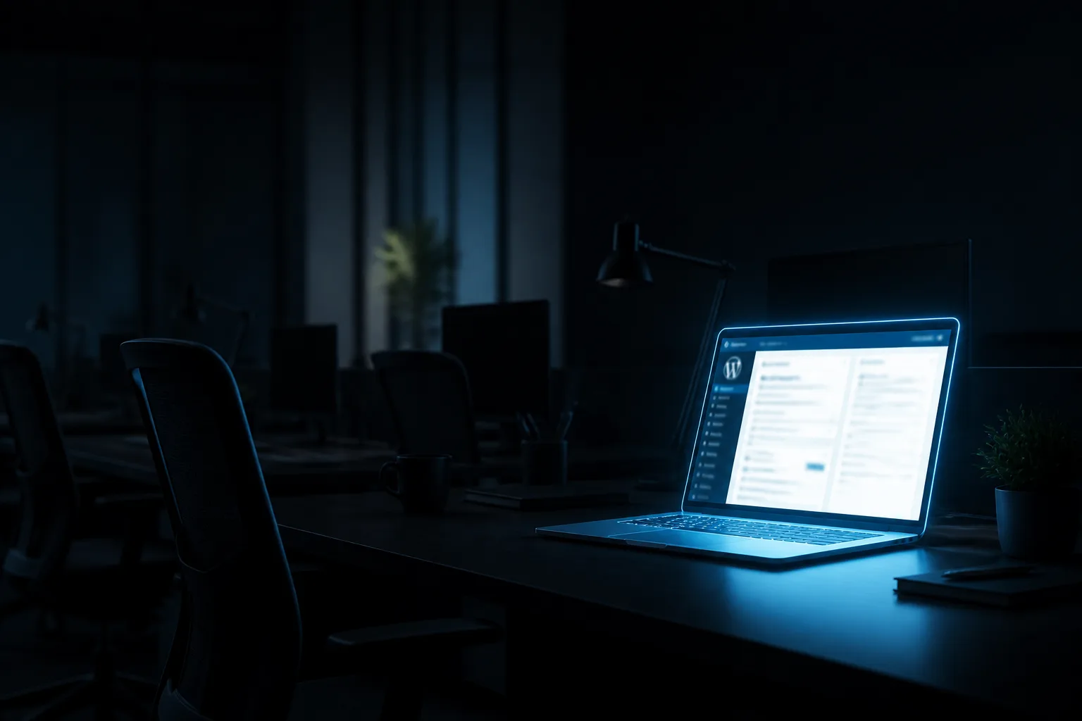 Quiet agency workspace suggesting scale without hiring more developers